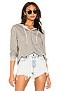 view 1 of 4 The Henley Hoodie in Varsity Grey