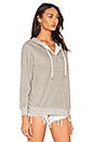 view 2 of 4 The Henley Hoodie in Varsity Grey