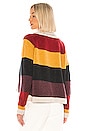 view 3 of 4 The Stripe Lodge Cardigan in Sunbeam Multi