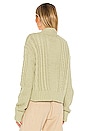 view 4 of 5 The Cable Montana Cardigan in Sea Green