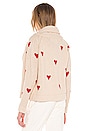 view 3 of 4 CÁRDIGAN THE HEART in Cream & Holly Hearts