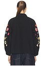 view 3 of 5 The Embroidered Commodore Jacket in Almost Black