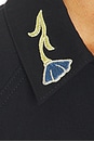 view 5 of 5 The Embroidered Commodore Jacket in Almost Black