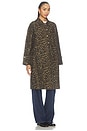 view 4 of 4 The Trench Coat in Dark Leopard