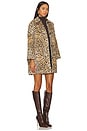 view 2 of 3 The Car Coat in Vintage Leopard