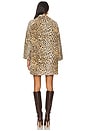 view 3 of 3 The Car Coat in Vintage Leopard
