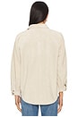view 3 of 4 The Floral Applique Suede Jacket in Tonal Desert Tan