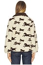 view 3 of 4 The Pasture Jacket in Cream With Hickory