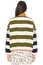 view 4 of 5 Plush Terrain Full Zip Jacket in Mixed Heritage Stripe