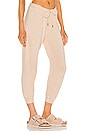 view 2 of 4 The Cropped Sweatpant in Whisper Pink
