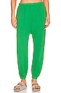 view 1 of 4 PANTALON JOGGER SWEAT in Bright Green