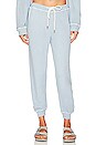 view 1 of 4 the Cropped Sweatpant in Whisper Blue