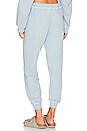 view 3 of 4 the Cropped Sweatpant in Whisper Blue