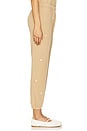 view 3 of 6 The Stadium Sweatpant With Daisy Embroidery in Khaki