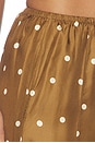 view 8 of 7 The Slouch Pintuck Pant in Copper Bubble Dot