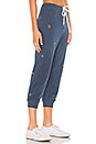 view 2 of 4 The Cropped Sweatpant in Navy & Stars in Navy With Star Embroidery