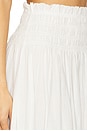 view 6 of 6 The Canary Skirt With Honeycomb Eyelet in White
