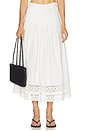 view 1 of 6 The Structured Victorian Skirt in White
