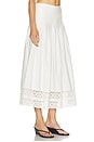 view 2 of 6 The Structured Victorian Skirt in White
