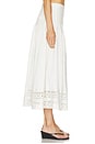view 3 of 6 The Structured Victorian Skirt in White