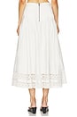 view 4 of 6 The Structured Victorian Skirt in White