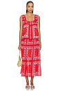view 5 of 6 FALDA THE CANARY in Red Sailboat Bandana