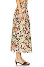 view 3 of 6 The Canary Skirt in Vintage Rose Print
