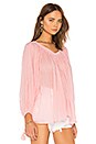 view 2 of 4 TOP THE ARTIST BLOUSE in Flamingo Pink