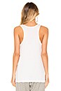 view 3 of 4 The Racer Tank in True White
