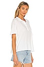 view 2 of 4 The Cropped Polo Tee in True White