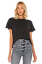 view 1 of 4 The Crop Tee in Almost Black