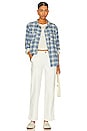 view 5 of 5 HARBOR シャツ in Bright Blue Pioneer Plaid