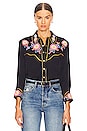 view 1 of 4 The Gaucho Top in Navy Country Floral