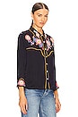 view 2 of 4 The Gaucho Top in Navy Country Floral