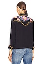 view 3 of 4 The Gaucho Top in Navy Country Floral