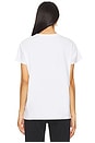 view 3 of 4 The Boxy Crew With Bucking Bronco Graphic in True White
