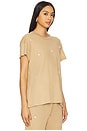 view 2 of 5 The Boxy Crew With Daisy Embroidery in Khaki