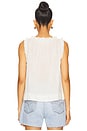 view 3 of 4 Vignette Top in White