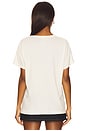 view 3 of 4 Boxy Crew Tee in Washed White