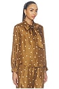 view 2 of 4 The Zenith Top in Copper Bubble Dot