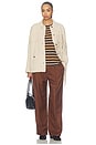 view 5 of 4 The Boxy Crew in Cigar Stripe