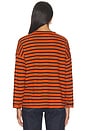 view 4 of 4 The Shrunken Henley in Hot Red Naval Stripe