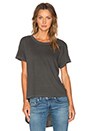 view 1 of 3 The Shirttail Tee in Washed Black