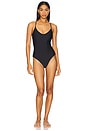 view 3 of 5 The Reversible Lace Up One Piece in Leopard & Black