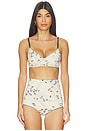 view 2 of 5 The Reversible Underwire Bikini Top in Windblown Bouquet