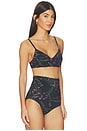 view 3 of 5 The Reversible Underwire Bikini Top in Windblown Bouquet