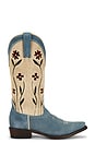 view 1 of 5 The Cowboy Boot X Stetson Collab in Washed Indigo Floral