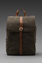 view 2 of 6 Walker Backpack in Army/ Camel in Army & Camel