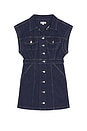 view 5 of 4 Celeste Denim Vest Dress in Beverly Glen