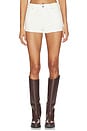 view 1 of 6 Florence Low Rise Mini Short in Creme